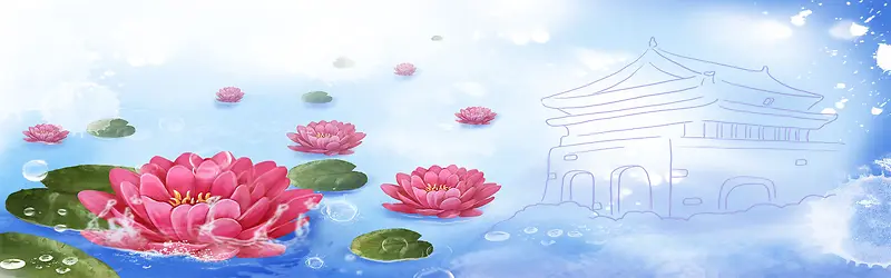 花瓣背景图