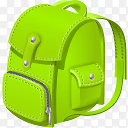 绿色旅行书包