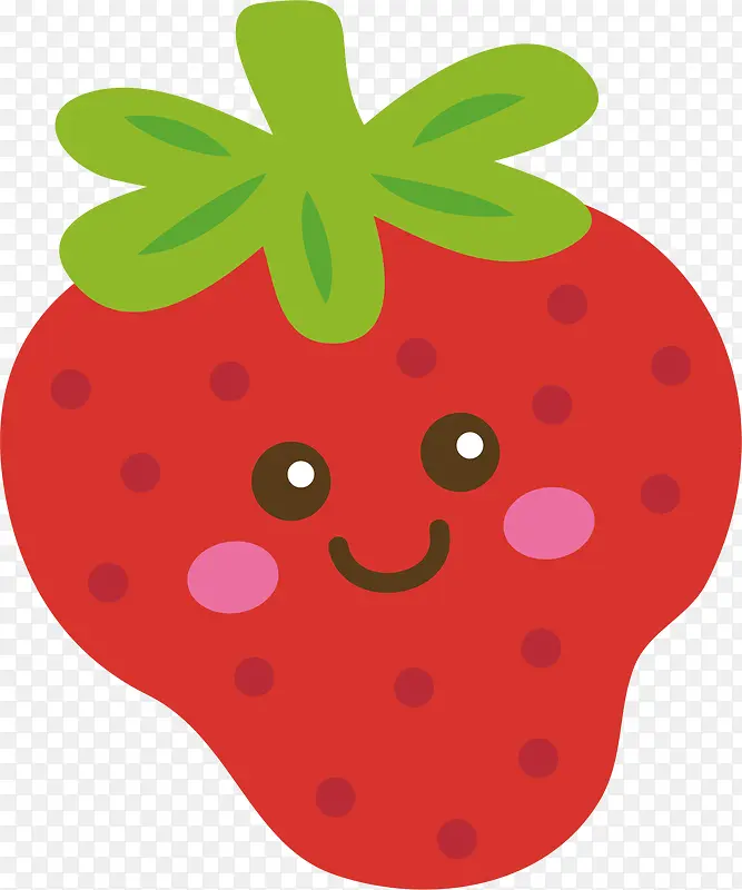笑脸卡通草莓