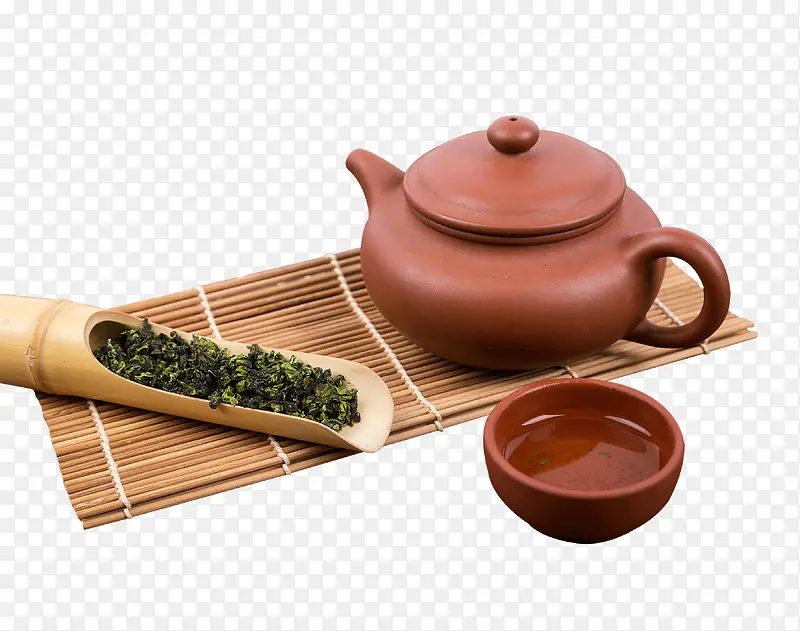 茶叶茶壶茶道