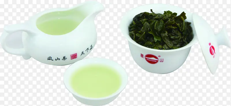 中国风茶叶茶杯装饰