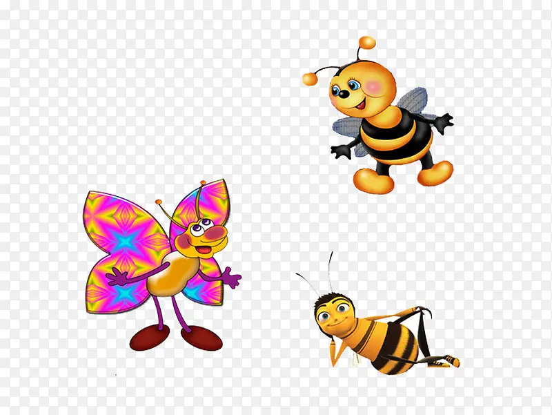 卡通形象可爱的小蜜蜂