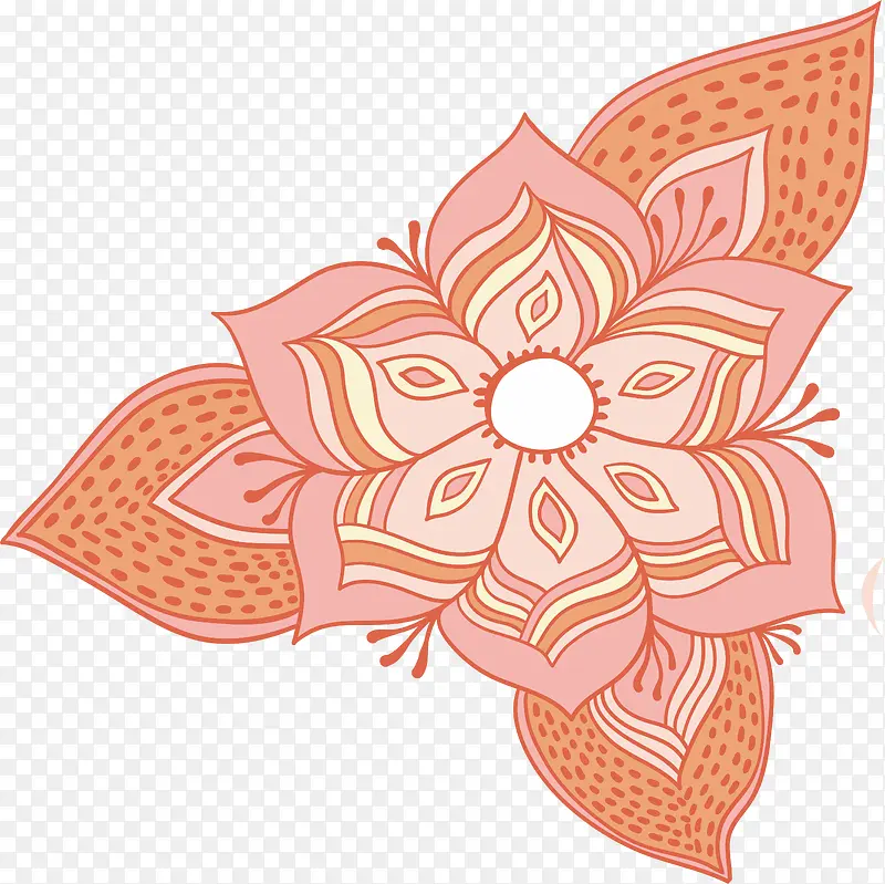 手绘花朵