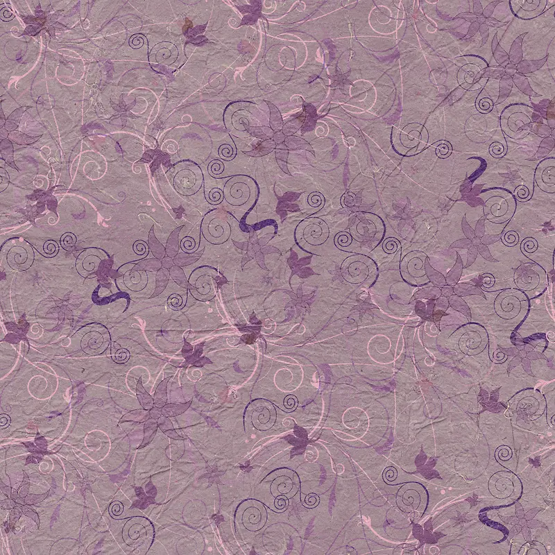 紫色花纹花朵背景