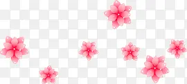 粉色花纹花朵边框