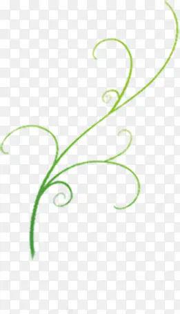绿色花朵花纹装饰清新