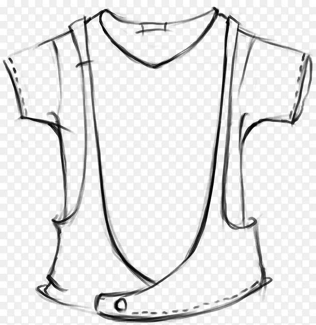 手绘服装设计线稿