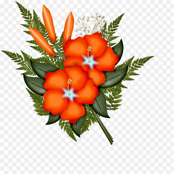 韩式手绘花