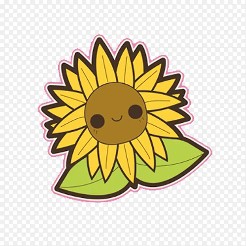 卡通向日葵花