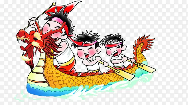 划龙舟PNG图片素材下载_图片编号10395042-PNG素材网