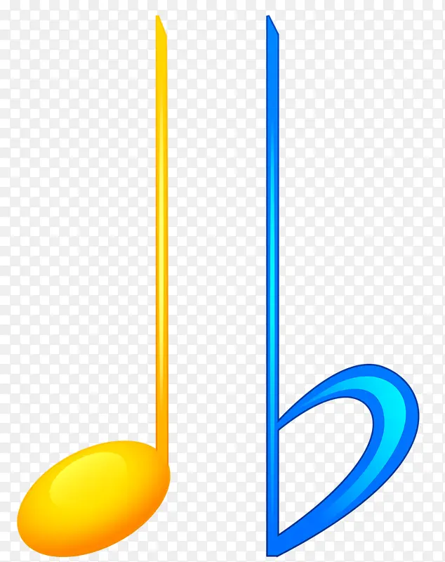 卡通音符