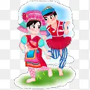 中国56个民族图标