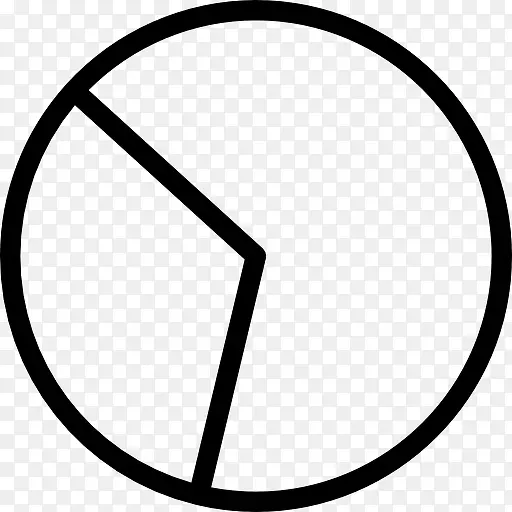 圆形图形轮廓界面符号一圈图标