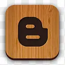 B字母木板logo图标