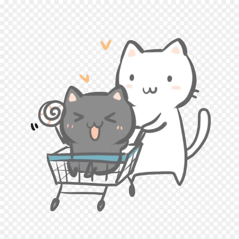 卡通小猫