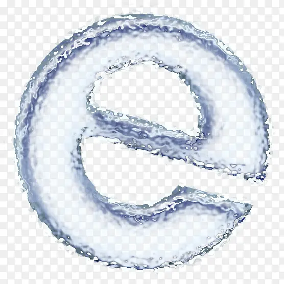 雪地e文字字母图片