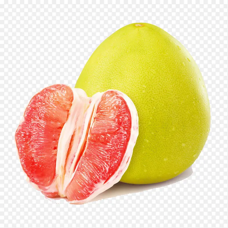 黄色皮红色桃心柚