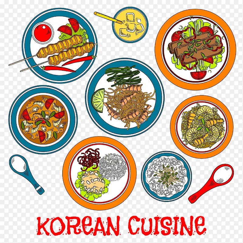 手绘食材免抠下载