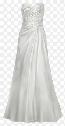 白色结婚礼服