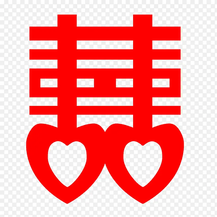 红色的囍字PNG图片素材下载_图片编号10416370-PNG素材网