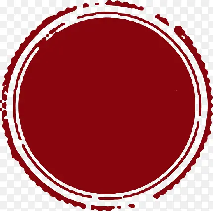 红色圆环设计淘宝标签