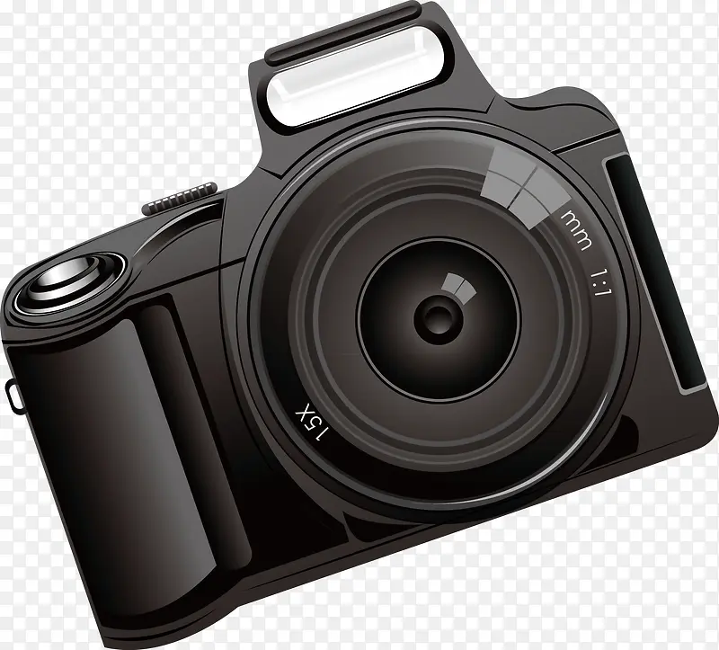 黑色照相机科技元素