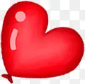 红心立体红心卡通红心六一儿童节主题素材