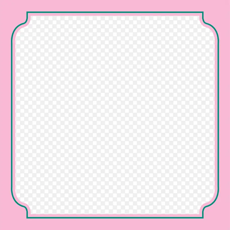 粉色简约框架边框纹理