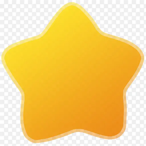 黄色五角星装饰