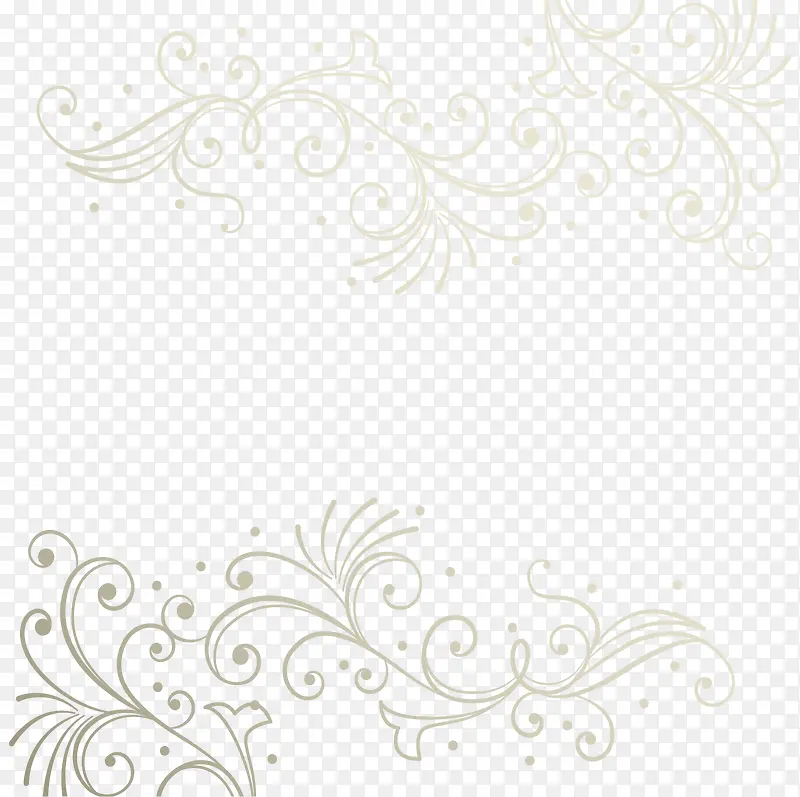 渐变欧式花边