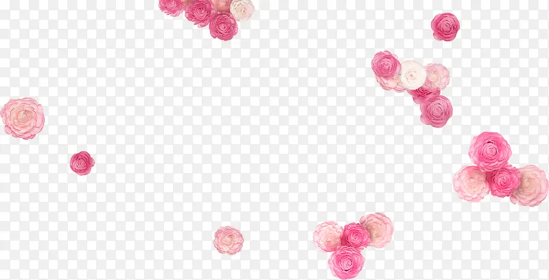 粉色花朵造型设计