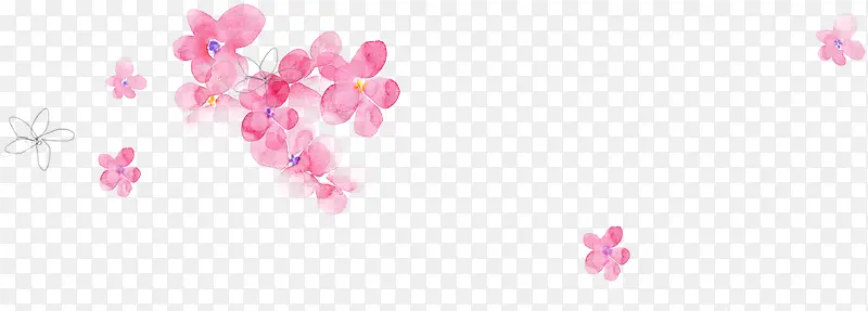 春季装饰粉色花朵