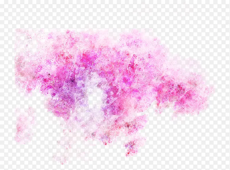 梦幻花朵粉色海报装饰