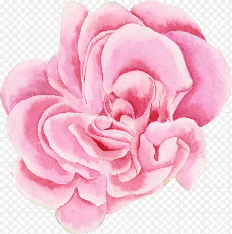 粉色手绘创意花朵