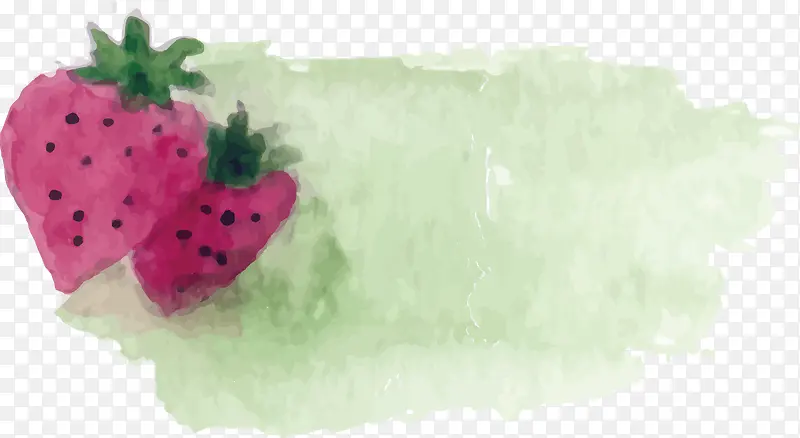 水彩草莓笔刷