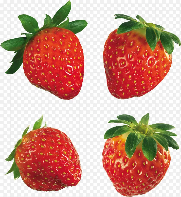 四颗草莓