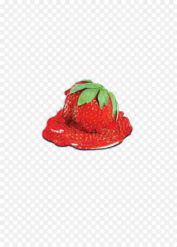 创意设计-融化的草莓