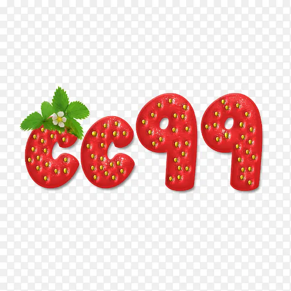 草莓字