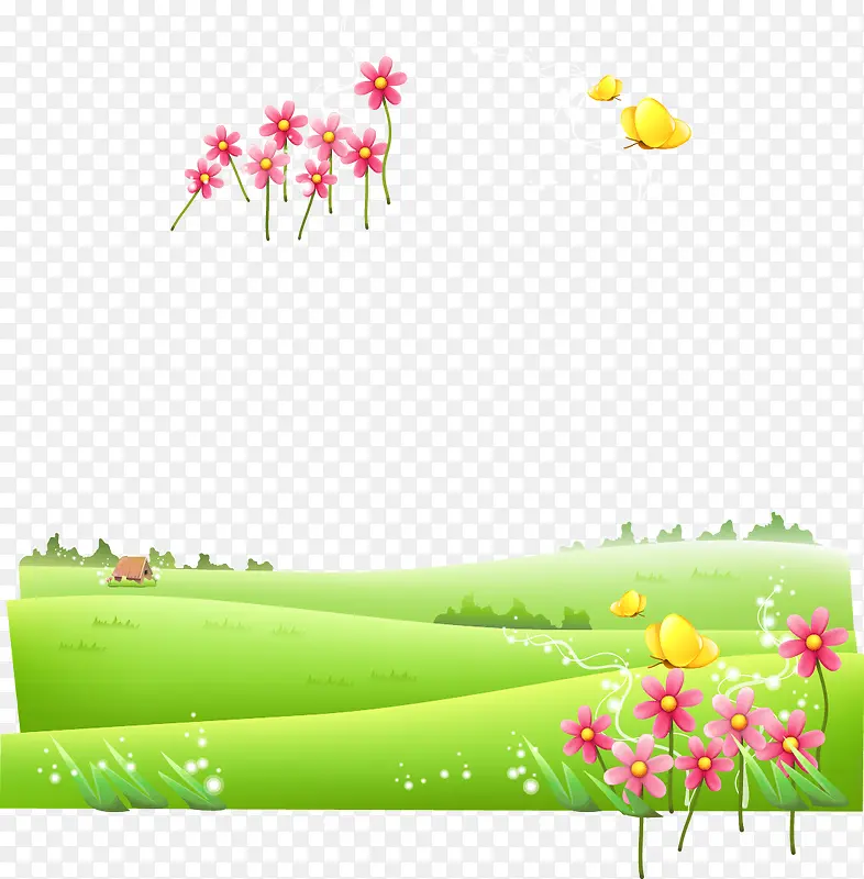 矢量草地