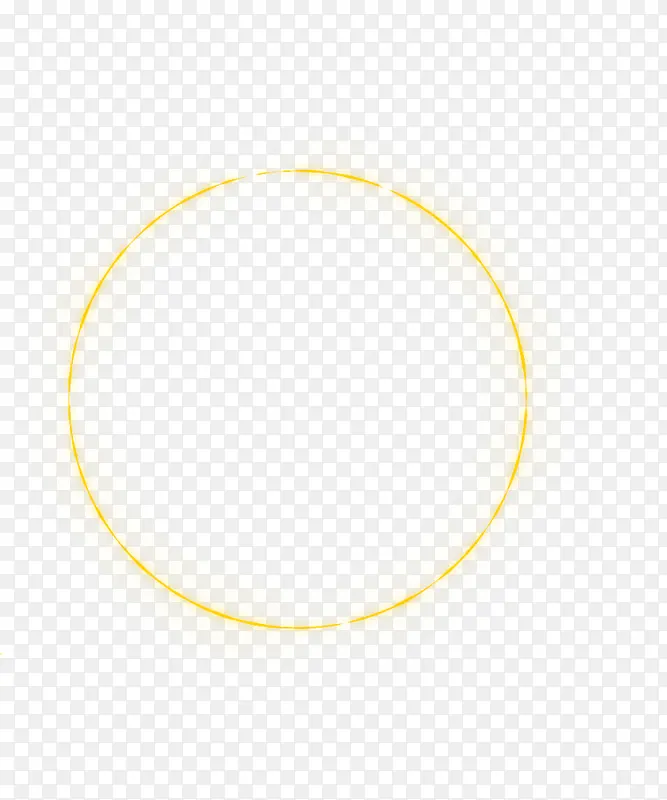 黄色圆圈边框