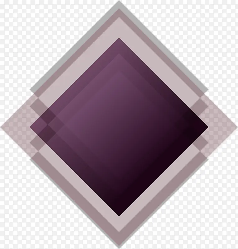 矢量紫色菱形