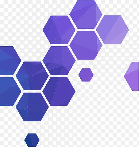 矢量科技菱形单页设计素材