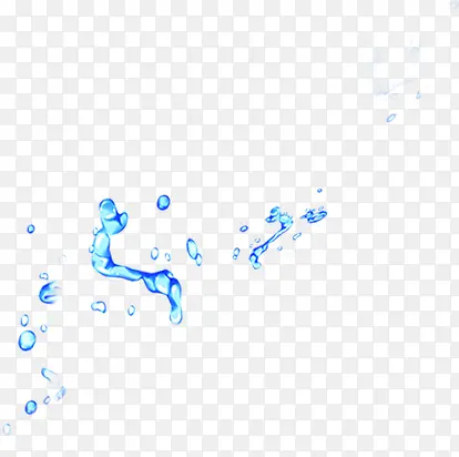 夏日海报手绘水珠