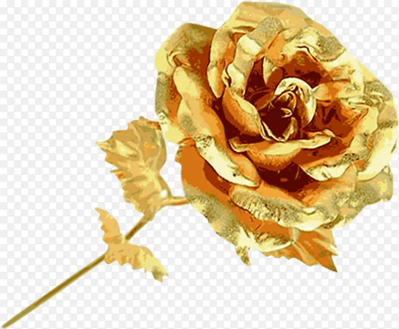 金箔玫瑰花朵礼物节日