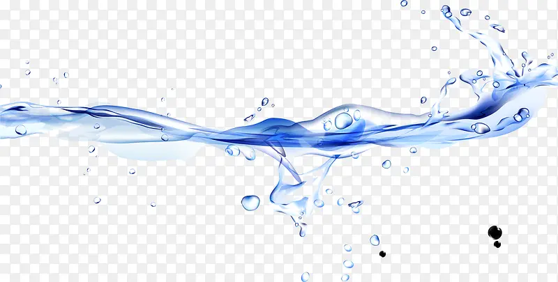 夏日活动海报卡通水珠