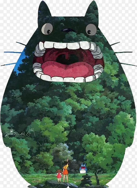 森林龙猫元素