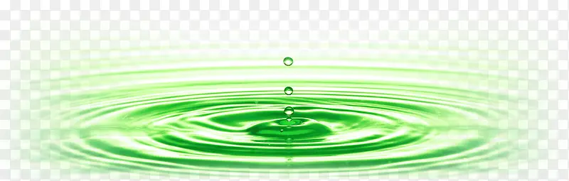 绿色环保水滴装饰