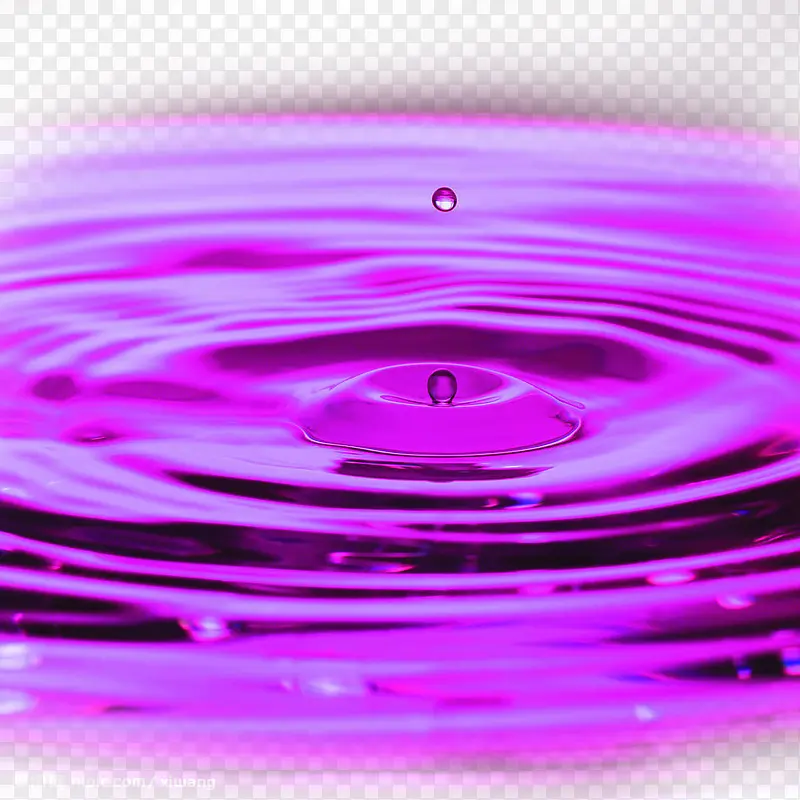 紫色的水晕