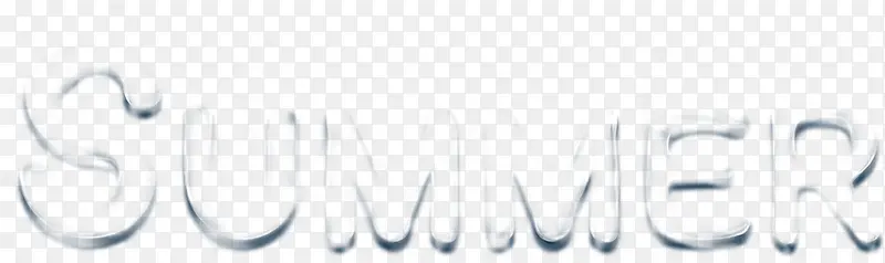 创意手绘文字设计summer