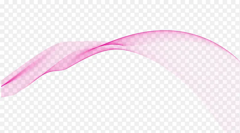 粉色曲线帷幕不规则图形